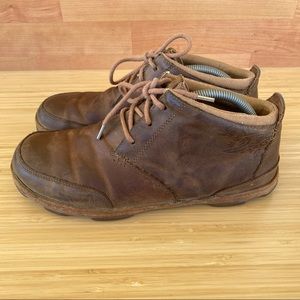 Olukai Definition Comfortable Ocean Kamuela Brown Men's Leather Shoes Size 10